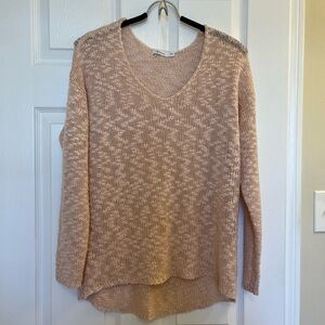 Reitmans V-Neck Sweater - Soft Pink